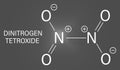 Nitrogen or dinitrogen tetroxide skeletal formula