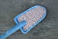 Nitrogenous fertilizer.Fertilizer granules.chemical fertilizer Royalty Free Stock Photo