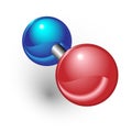 Nitrogen Oxide Atomic Structure of Molecule