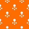 Nitromethane pattern vector orange Royalty Free Stock Photo