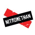 Nitromethane stamp in german Royalty Free Stock Photo
