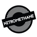 Nitromethane stamp on white Royalty Free Stock Photo