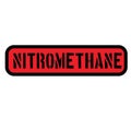 Nitromethane stamp on white Royalty Free Stock Photo