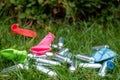 Nitrous oxide canisters / cream puff chargers and balloons: steel cylinders contain nitrous oxide / laughing gas for legal high