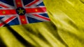 Niue National Flag Grunge