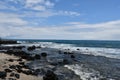 Niumalu Beach at Kailua Bay in Kailua-Kona on the Big Island in Hawaii Royalty Free Stock Photo