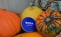 Nivea cream and pumpkins halloween holiday