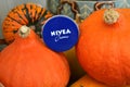 Nivea cream and pumpkins halloween holiday