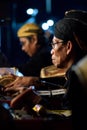 Niyaga javanese musician gamelan player Royalty Free Stock Photo