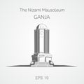 Nizami mausoleum Ganja. Azerbaijan