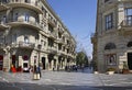 Nizami street in Baku. Azerbaijan Royalty Free Stock Photo