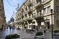 Nizami street in Baku. Azerbaijan Royalty Free Stock Photo