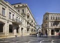 Nizami street in Baku. Azerbaijan Royalty Free Stock Photo