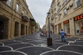 Nizami street in Baku city Royalty Free Stock Photo