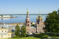 Nizhni Novgorod, Stroganovskaya church Royalty Free Stock Photo