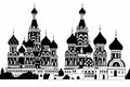 Nizhniy Novgorod, Nizhegorodskaya Oblastâ, Russia. Black & White City Logo. Generative AI. Royalty Free Stock Photo