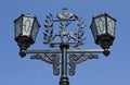 Nizhniy Novgorod, street light with town arm