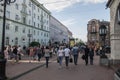 Nizhniy Novgorod, view of Bolshaya Pokrovskaya street, Russia