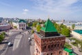 Nizhny Novgorod. Dmitrievskaya tower and Minin square