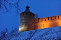 Nizhny Novgorod fortress at winter