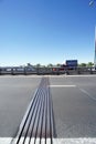 Nizhny Novgorod, Russia. - June 28.2016. Expansion joint on metro bridge across the Oka River. Royalty Free Stock Photo