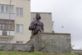 Nizhny Novgorod, Russia. - June 6.2018. The monument to the famous proletarian writer Maxim Gorky on the embankment of