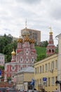 Nizhny Novgorod, Russia. - June 27.2017. View of the Christmas Church through Gorodetsky Lane.