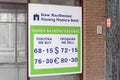 Nizhny Novgorod, Russia. - March 23.2016. Scoreboard with currency exchange rate. Housing Finance Bank