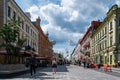 Nizhny Novgorod, Russia, May 29, 2023. Bolshaya Pokrovskaya street Pokrovka is the main street of the historical center