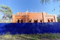 Nizhny Novgorod, Russia. - October 1.2018. The beginning of the construction of the Orthodox Church in honor of the holy Royalty Free Stock Photo