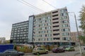 Nizhny Novgorod, Russia. - October 4.2016. New construction of a residential building on Kerch Street 13.