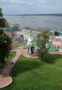 Nizhny Novgorod view with John the Baptist church