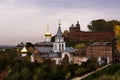 Nizhny Novgorod, view of the old city, which is no more.Nizhny Novgorod, the right bank of the Oka River, late autumn