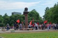 Nizhny Tagil Sverdlovsk Region July 28, 2018. Meeting against pension reform in Russia.