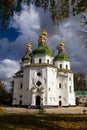 Nizhyn, Ukraine - October 17, 2021: St. Nicholas Orthodox Cathedral in central Nizhyn, Chernihiv region, Ukraine