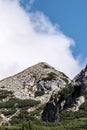 Vrch Nižná Magura s felsenmeerom na hrebeni Otrhance v Západných Tatrách na Slovensku