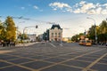 NIZNIY NOVGOROD, RUSSIA - May 29, 2023 The City Duma building at the intersection of Bolshaya Pokrovskaya Street and