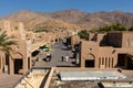 Nizwa city walls. Traditional medieval architecture in Nizwa, Oman.