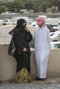 Local couple at Nizwa Market in Oman