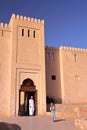 NIZWA, OMAN - FEBRUARY 2, 2012: An entrance to Nizwa Old Town