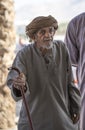 Old omani man on a Friday goat market