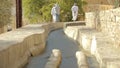 Nizwa, Sultanate of Oman. Aflaj Irrigation System in an old omani village.