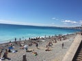 Nizza beach Royalty Free Stock Photo