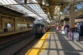 NJ Transit locomotive at Newark Station, New Jersey