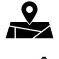 Location marker Isolated Vector icon which can easily modify or edit