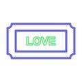 Love sign Isolated Vector icon that can be easily modified or edited