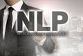 NLP is shown by businessman concept