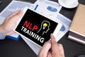 NLP TRAINING CONCEPT Royalty Free Stock Photo