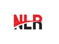 NLR Letter Initial Logo Design Vector Illustration Royalty Free Stock Photo
