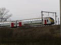 An NMBS (company) train (M5). Royalty Free Stock Photo